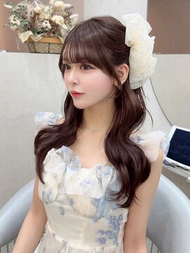 ラルムバイシー 新宿(LARME by Sea) ☆大人ガーリー♪チョコブラウン×ゆるレイヤー☆【hina/新宿】