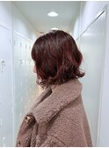 外国人風ボブパーマ/カシスカラー【青木】SYUK高円寺