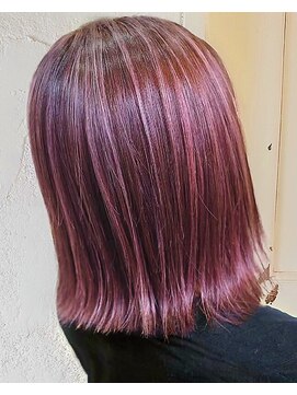 エノア 東京(ENORE) ミディアム｜ピンクメッシュ｜ピンクハイライト｜バレイヤージュ