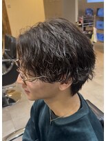 クオル キャスト 熊本(QOL×cast)&nbsp;メンズ波巻きスパイラル波巻きパーマ無造作パーマ/通町筋