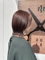 オリバー 諫早店(ORiVER)&nbsp;切りっぱなしボブ・暖色系カラー
