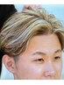 【カラーモデル募集】外国人風メッシュ(カラーをしたベースにメッシュ)