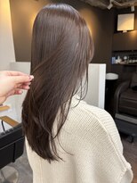 ヌープヘアーアイス(NUUP.hair ici) ★ブリーチなしラベンダーグレージュアッシュブラウン春カラー