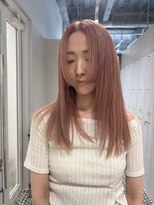 モンルル プル(mon loulou + plus)&nbsp;ハイトーンピンク、ブリーチカラー、デザインカラー