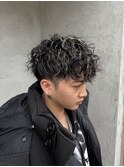 バロックパーマ/ツーブロックスタイル