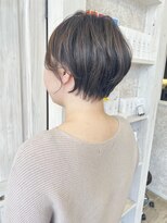 キャアリー(Caary) 福山市Caary夏ショートヘア引き締め立体感ショート人気20代30代