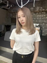 ステップボーンカットオオサカ(STEP BONE CUT OSAKA Via TICK-TOCK)&nbsp;【ステップボーンカット】グレージュレイヤー