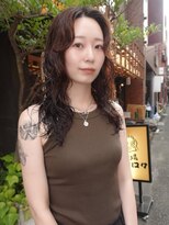 ネルケ 立川(nelke) ロングレイヤーパーマウェーブパーマ大人カジュアル立川