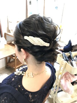 ロカット サロン(Roquat Salon) ゆるふわなみなみアップアレンジ【ヘアメイク　袴/立川南/立川】