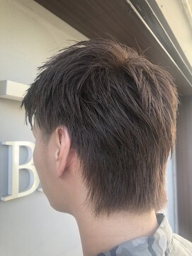 ヘアー ブリス(HAIR BLISS) アシメ2ブロック オリーブブラウン