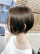 ブリスバイナチュラル(Bliss by Natural) 宇都宮 宇都宮美容室 ショート ショートボブ 前髪長め @sou___t