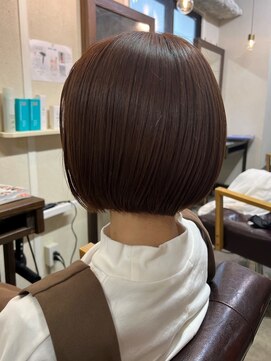 オンスター(ONSTAR) 20代30代★大人可愛いうるツヤ切りっぱなしボブ小顔見せカット◎