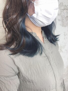 プライズ アイリス 池袋東口店(prize Iris) インナーカラー/ブルーカラー/20代/￥9900