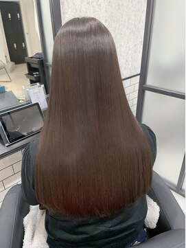 アンド(ANDO) 【本町】ショコラブラウン 絹髪ロング 髪質改善カラー ULTOWA