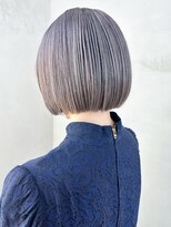 アイティーバイアルバム 北千住店(IT by ALBUM)&nbsp;シルバーボブ_ショコラアッシュヘルシースタイル_ba417381