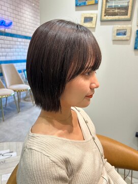 シー バイ ロンド 新宿(Sea by Lond) 韓国ヘア×ショコラアッシュ【韓国ヘア/ふんわりーカール/新宿】