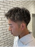 ベリーショート×ピンパーマ