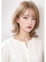 ラベストオイケ(LOVEST OIKE)&nbsp;ブリーチカラーで透明感ベージュ×レイヤースタイル/LOVEST OIKE