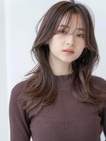 オースティン 流山おおたかの森(AUSTIN)&nbsp;大人かわいい前髪セシルカットココアブラウンフリンジウェーブ