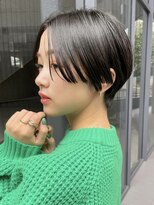 ハンサムショート/黒髪ショート/垢抜け/20代30代40代50代/表参道