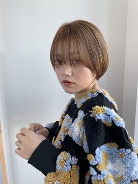 エクリボンヌ(equri bonne) まるみショート×水素カラー