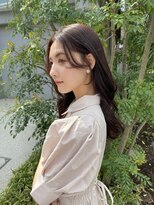 ガーランド (Garland)&nbsp;大人かわいい顔まわりレイヤーピンクベージュシースルーバング