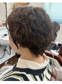 脱縮毛矯正 クセ毛ショートスタイル