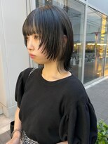 カフ(CAF) CAF松本/顔まわりウルフ/外ハネヘア/大阪/心斎橋