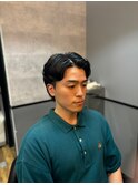 【grow hair works】センターパート