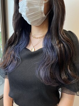 ツキ 横浜店(tuki) インナーカラーケアブリーチイヤリングカラーハイライトレイヤー