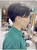 [直毛ショートの方におすすめワンカールパーマ]