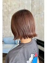 アルール バイ フェローズ(ARULE by fellows)&nbsp;マロンカラー×切りっぱなしボブ