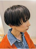 メンズ風マッシュショート