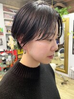 ヌード(NUDE) NUDE黒髪風コンパクトショートハンサムショート大人ショートボブ