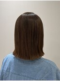 切りっぱなしボブ