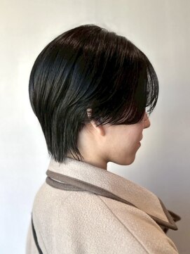 エリマバイフィフス 調布(elima by fifth) 調布レディースショート丸みボブワンカラーショコラグレージュ