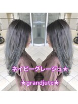 グランジュテ(grandjute)&nbsp;イルミナカラー★ハイライト★デジタルパーマ★切りっぱなし