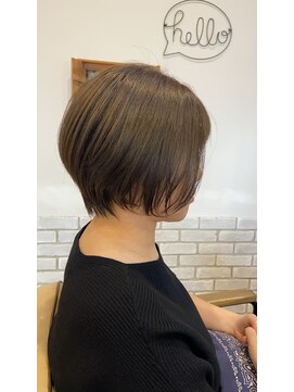 ミルク(MILK) ショートボブ×くすみカラー×髪質改善 30代40代50代