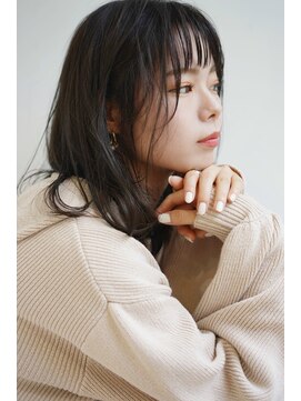 バイエイト(X8) 【オフィス映え】ツヤ×透明感×オン眉シースルーレイヤー