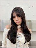 20代30代大人かわいいレイヤーカットグレージュヘア