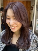 ガーランド (Garland) 【色落ちが綺麗すぎる!】色持ちも◎ピンクブラウン 暗髪カラー