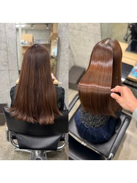 ウィールールピヴォクロス(WE RULE pivot cross) #髪質改善#縮毛矯正#美髪矯正 before/after