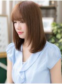 ★大人美人顔周りレイヤーカット美髪艶感ストレート30代40代★1