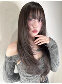 透明感カラー/髪質改善/縮毛矯正/韓国風レイヤーカット