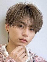 オーシャントーキョー サニー 原宿(OCEAN TOKYO Sunny)&nbsp;ミルクティーベージュニュアンスパーマ韓国センターパート