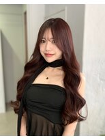 シェス 梅田茶屋町(shes)&nbsp;ボルドーカラー×韓国風スタイル／アリサ