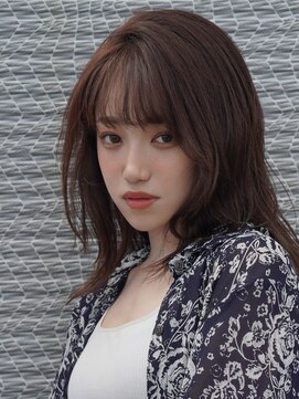 アース 溝の口店(HAIR&MAKE EARTH) ふんわりミディア[溝の口/髪質改善/縮毛矯正/白髪ぼかし]