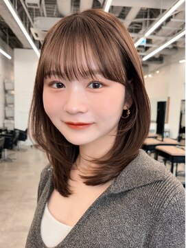 ガーデントウキョウ(GARDEN Tokyo) 【レイヤー/ミディアム/マロンブラウン/透明感/顔周りカット】