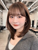 ガーデントウキョウ(GARDEN Tokyo) 【レイヤー/ミディアム/マロンブラウン/透明感/顔周りカット】