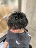 スパイラルパーマ